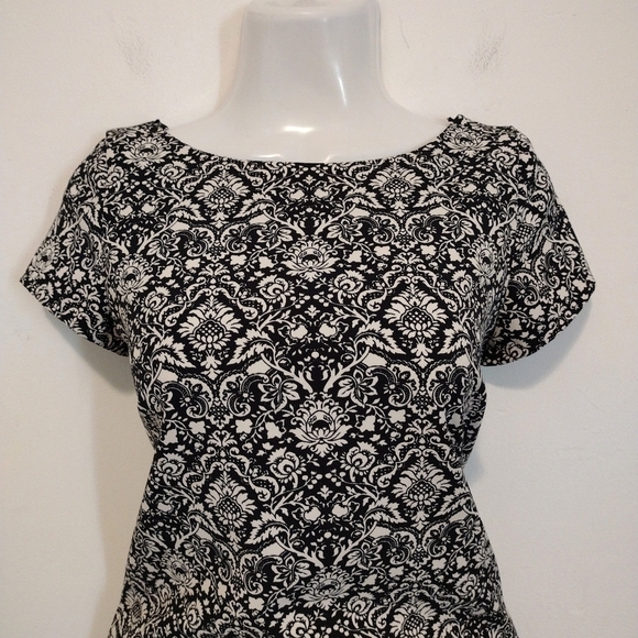 Zara Woman - Baroque Print Shift Dress - Picture 3 of 10